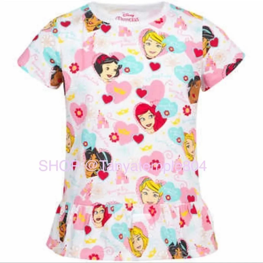 Disney Princess Kids' 4-pack Tee - Picture 3 of 9